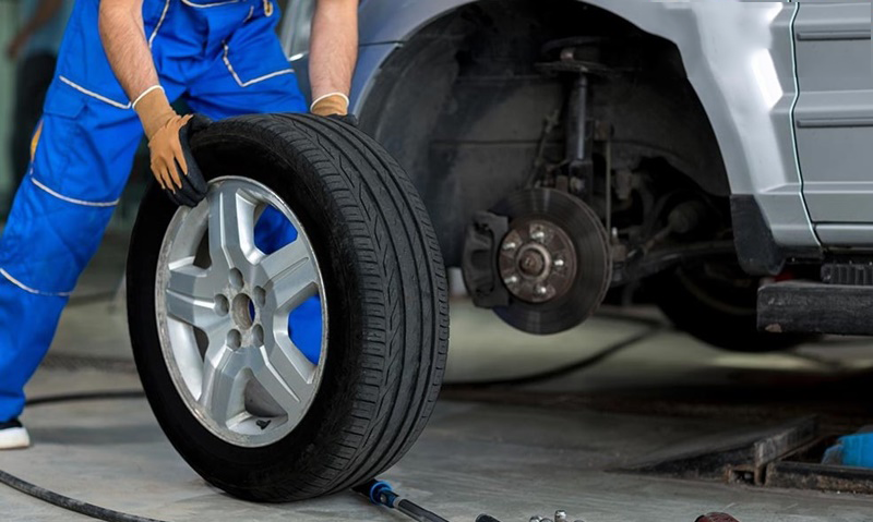 Quy trình thay lốp ô tô tại Cứu Hộ Ninh Bình 24h